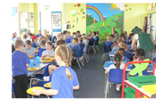 Skolmatsal i en Primary School i Bath